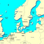 Baltic cruises map