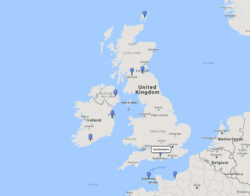 12-day British Isles cruise (with Kirkwall) on board Royal Princess route